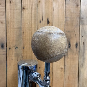 Softball Tap Handle for Beer Keg Kegerator Vintage Ancient Used Ball