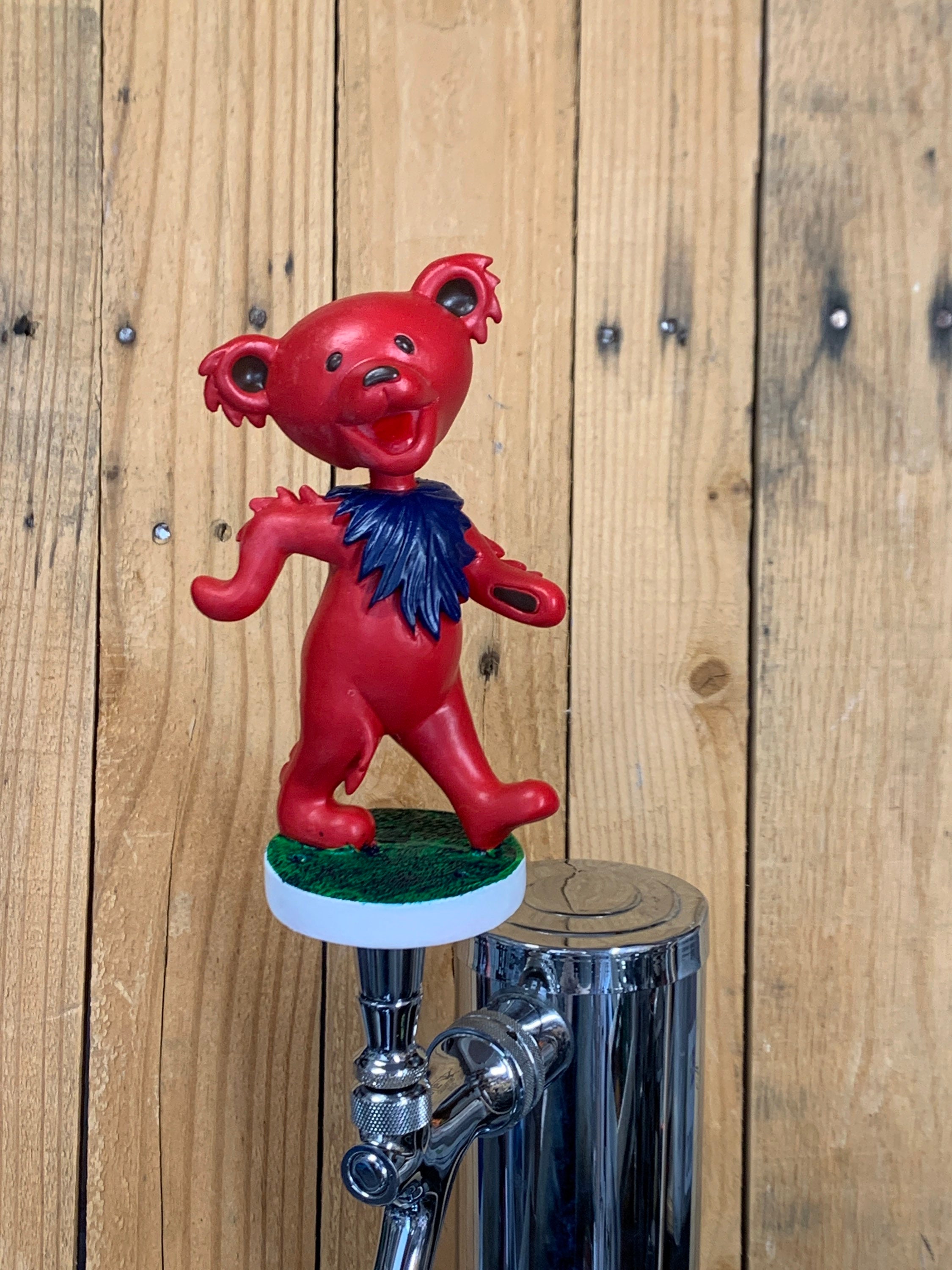 Grateful Dead Beer Keg Tap Handle Bobblehead Dancing Bear - Etsy