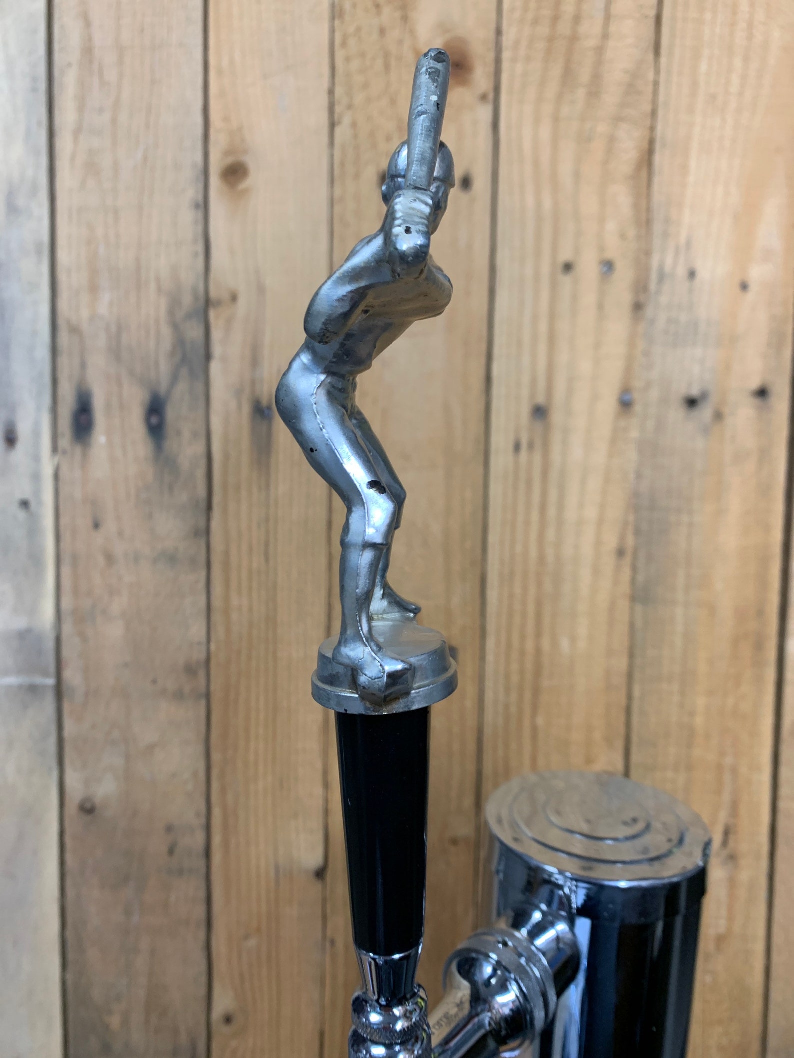 Baseball Beer Keg Tap Handle for Kegerator Vintage Silver Etsy UK