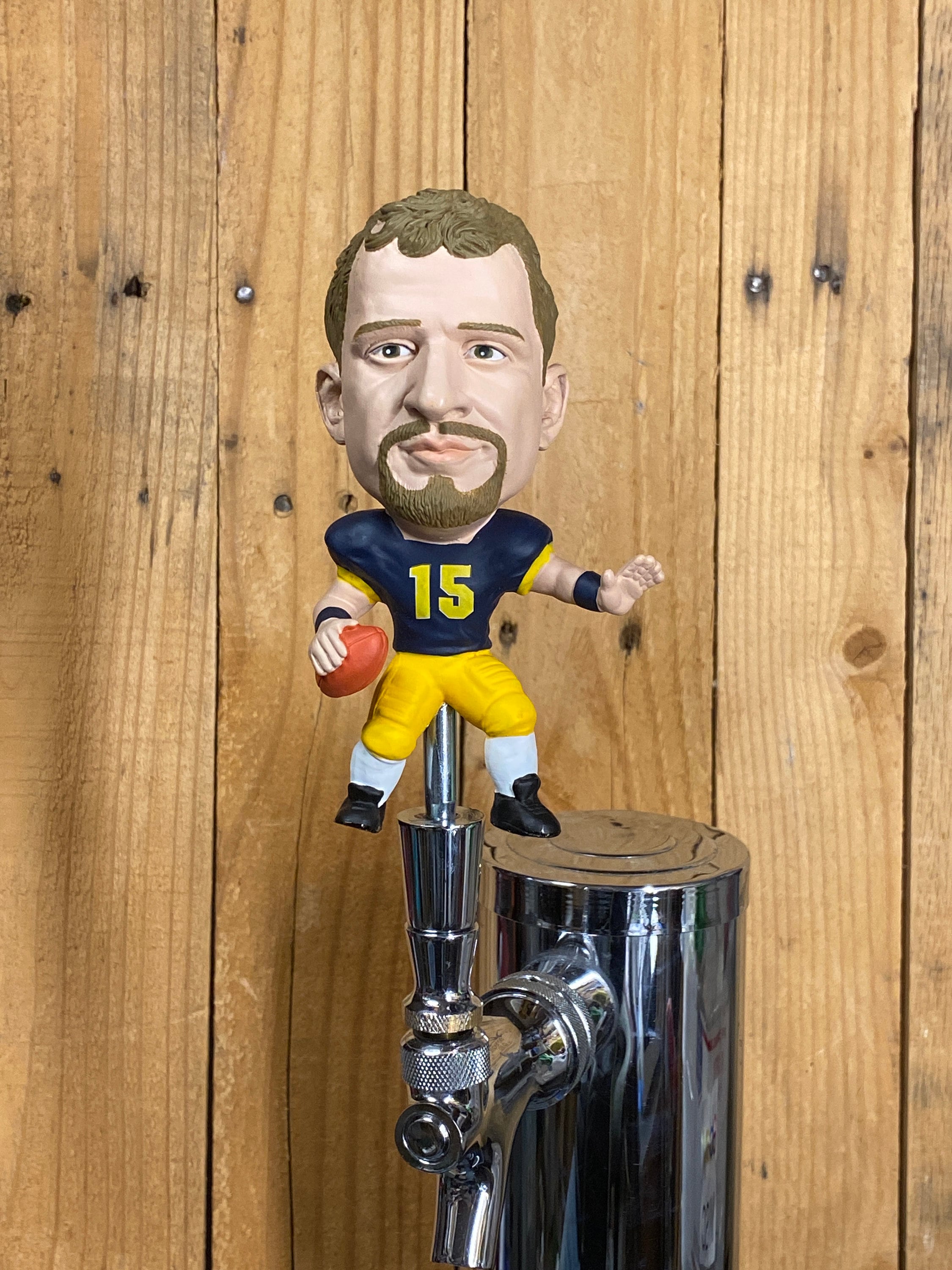 Michigan Wolverines Football Tap Handle for Beer Keg Kegerator