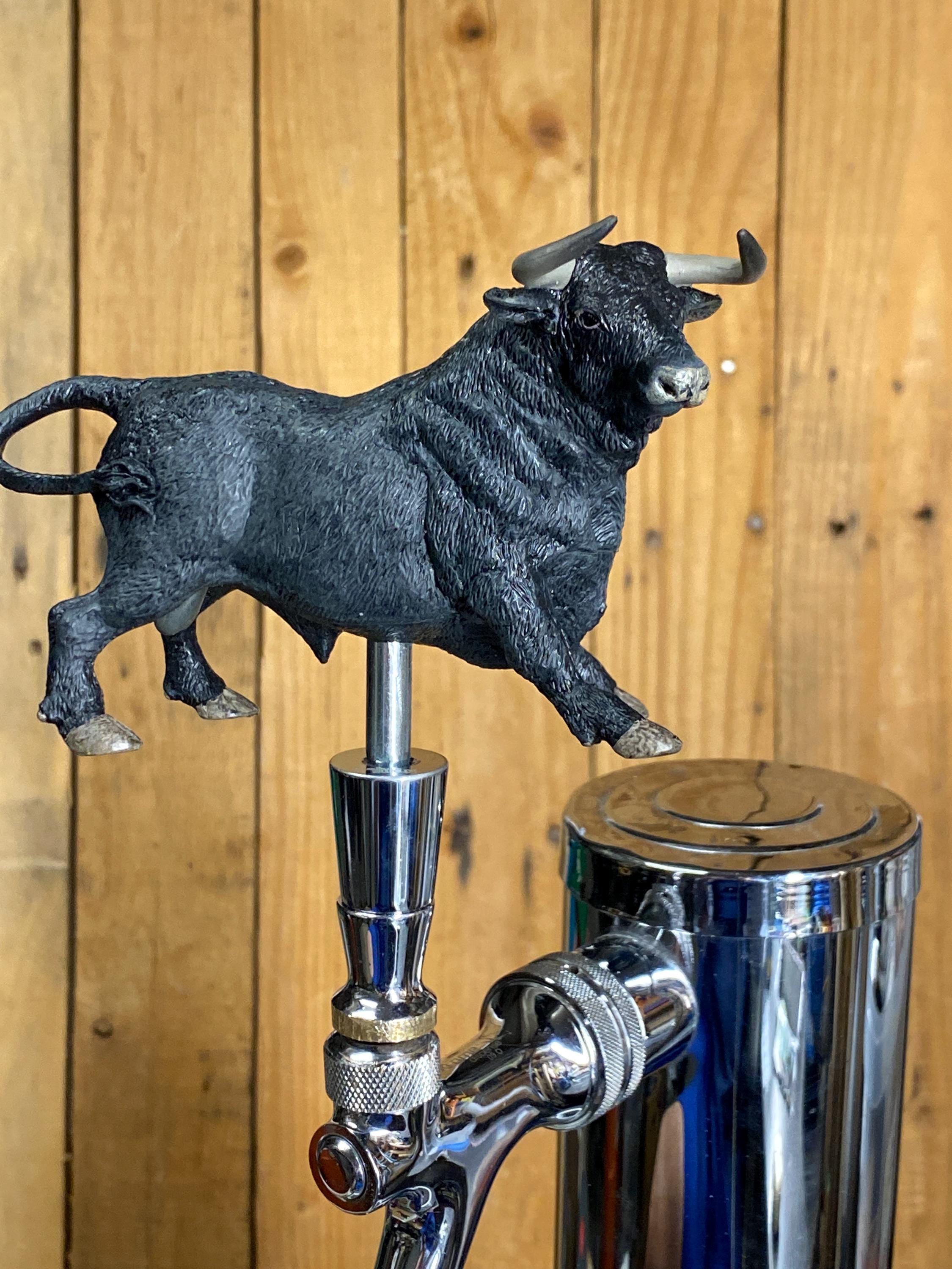 Black Bull Beer Tap Handle - Etsy