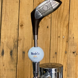 Modelo Beer Tap Handle Upcycled Driver Golf Club & Ball