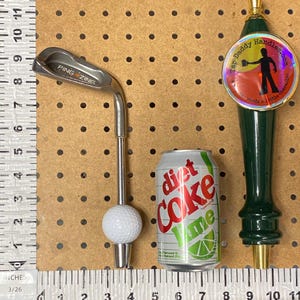 Guinness Beer Tap Handle Ping 9 Iron Golf Club and Ball 画像 3