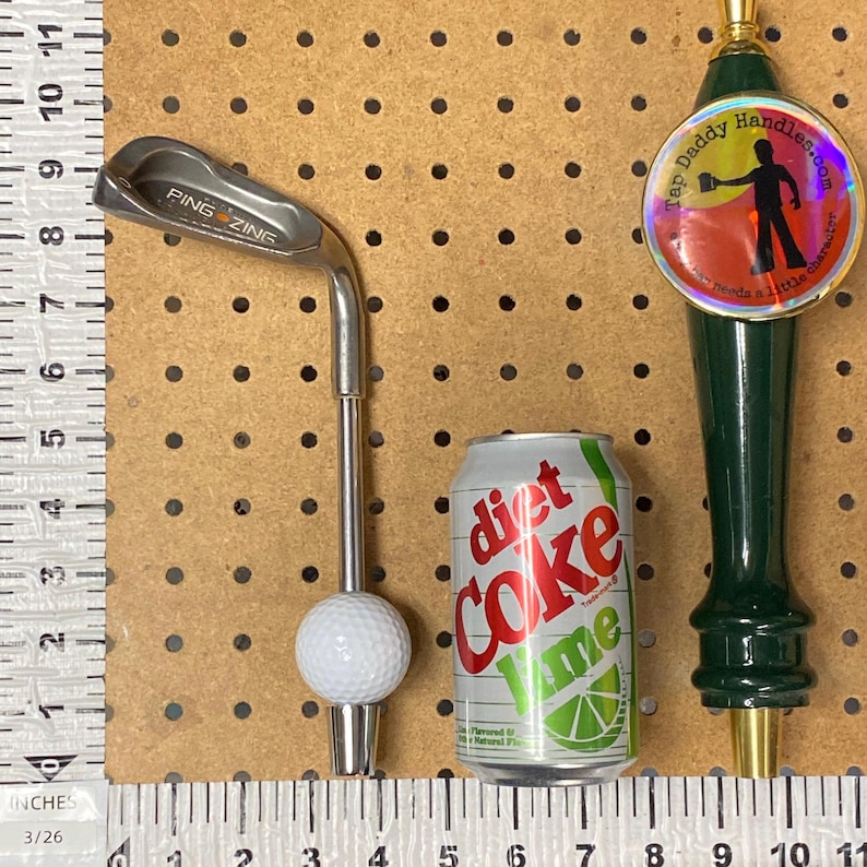 Guinness Beer Tap Handle Ping 9 Iron Golf Club and Ball 画像 3