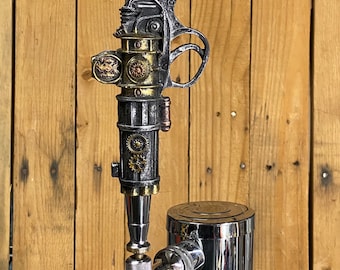 Steampunk Pistol Beer Tap Handle for Draft Kegerator