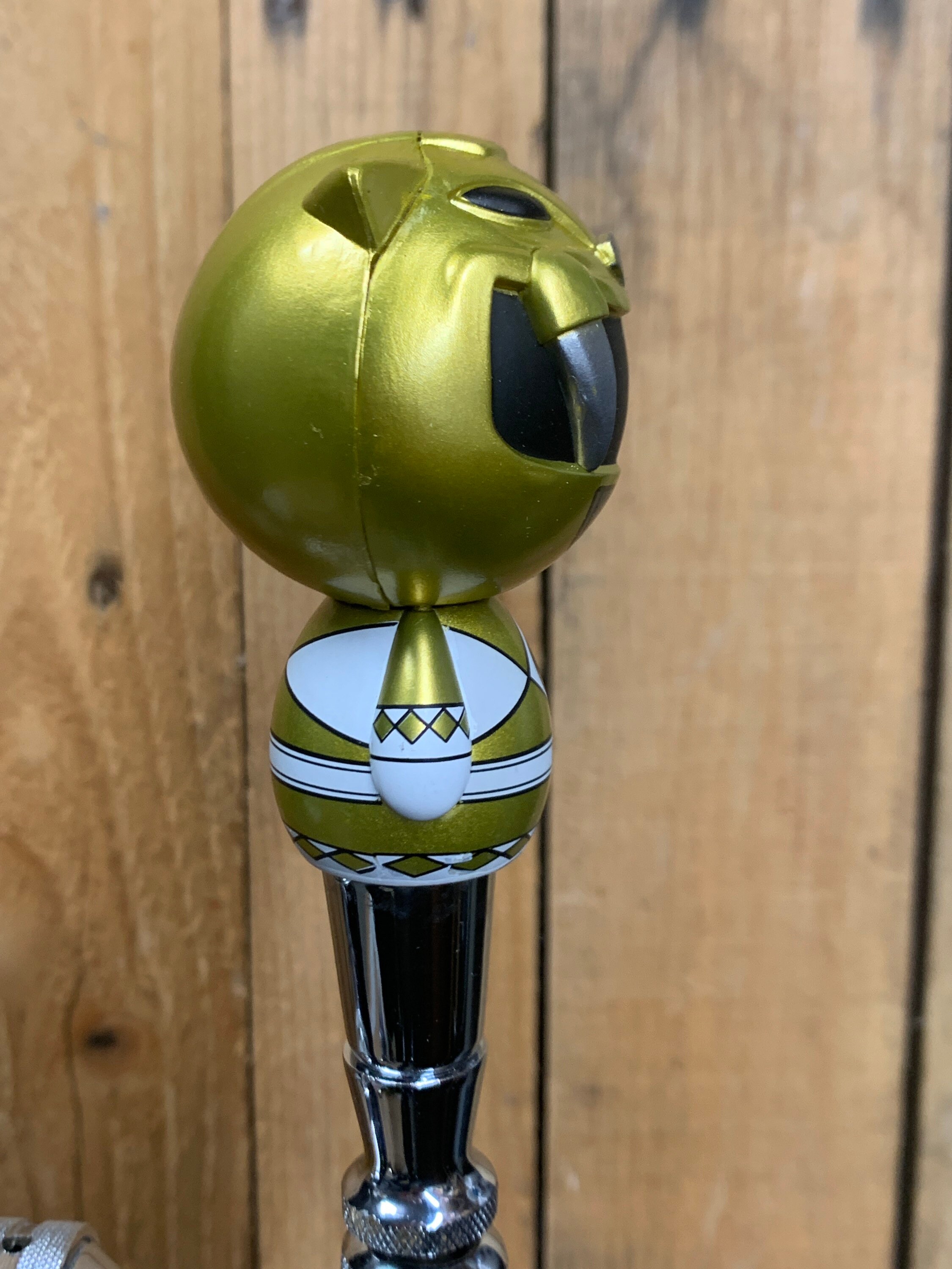 Mighty Morphin Power Rangers Beer Keg Mini Tap Handle Yellow Ranger - Etsy