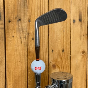 Budweiser Tap Handle for Beer Keg Kegerator Vintage Iron Golf Club and Golf Ball