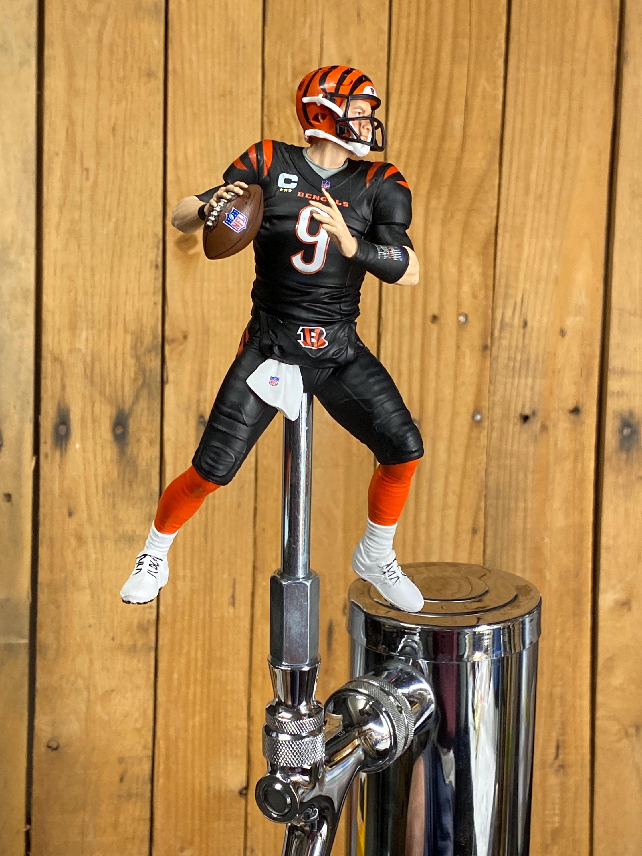 Cincinnati Bengals Beer Tap Handle NFL Football Joe Burrow - Etsy