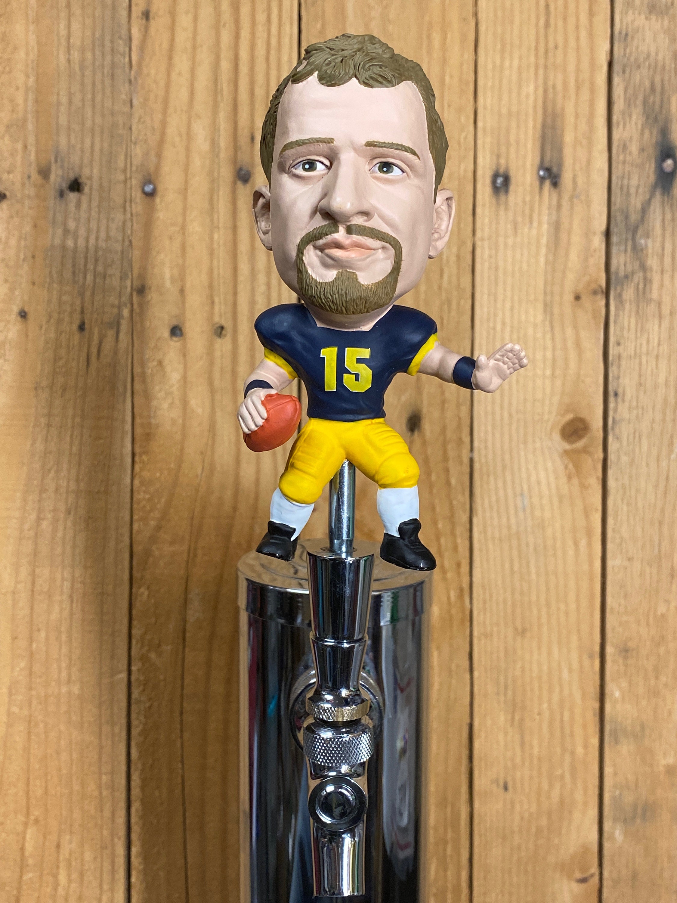 Michigan Wolverines Football Tap Handle for Beer Keg Kegerator