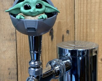 BABY Yoda Tap Handle for Beer Keg mini pull knob The Child Mandalorian Sphere BABY Yoda Tap Handle for Beer Keg mini pull knob The Child Mandalorian Sphere