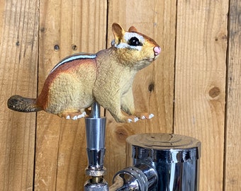 Chipmunk Beer Tap Handle for Kegerator