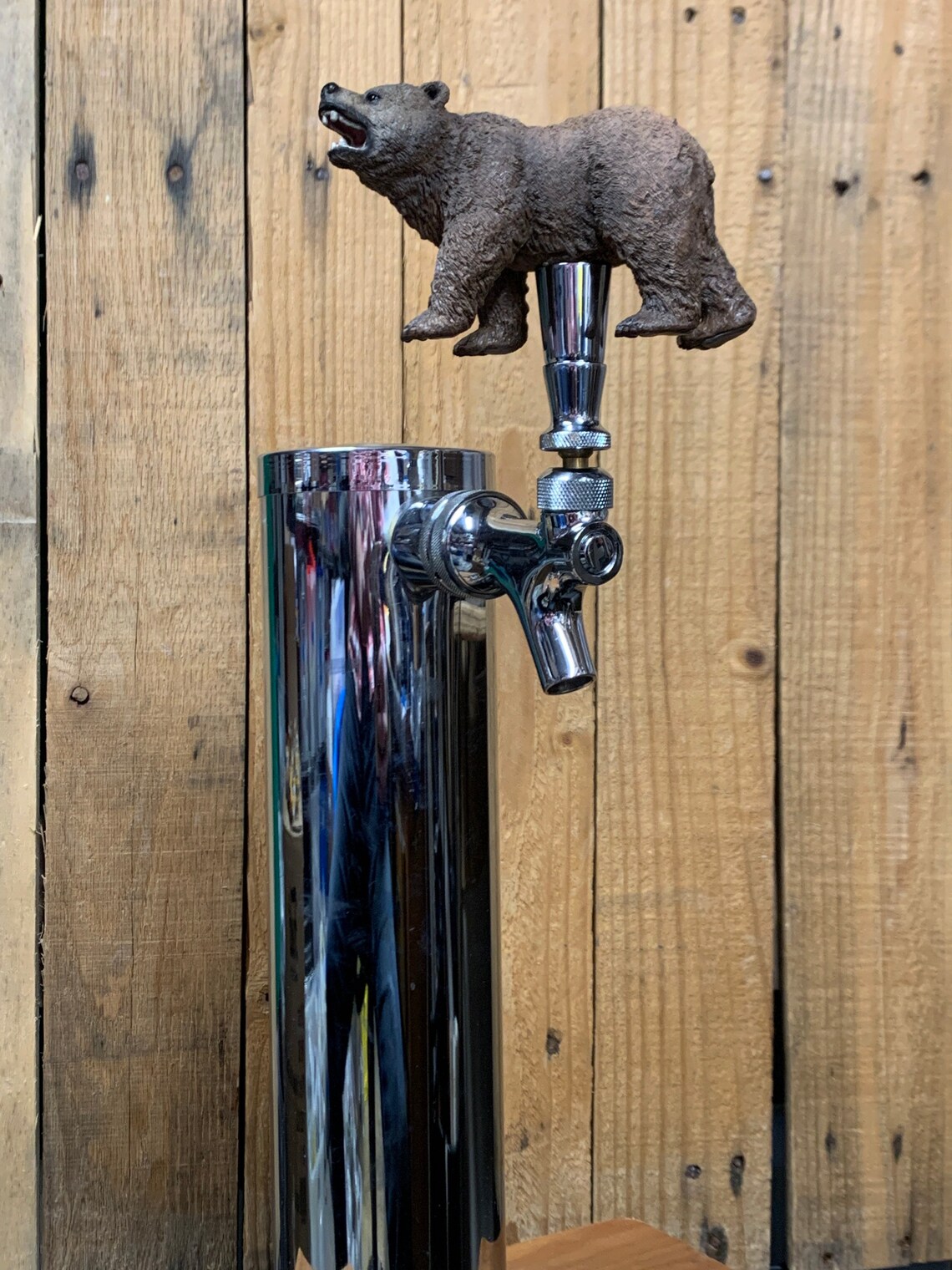 Grizzly Bear Beer Keg Tap Handle for Kegerator Etsy
