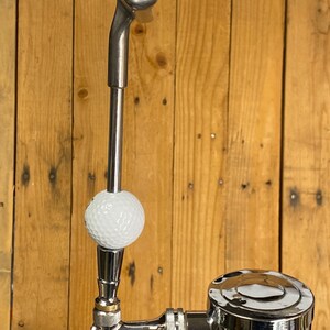 Guinness Beer Tap Handle Ping 9 Iron Golf Club and Ball 画像 8