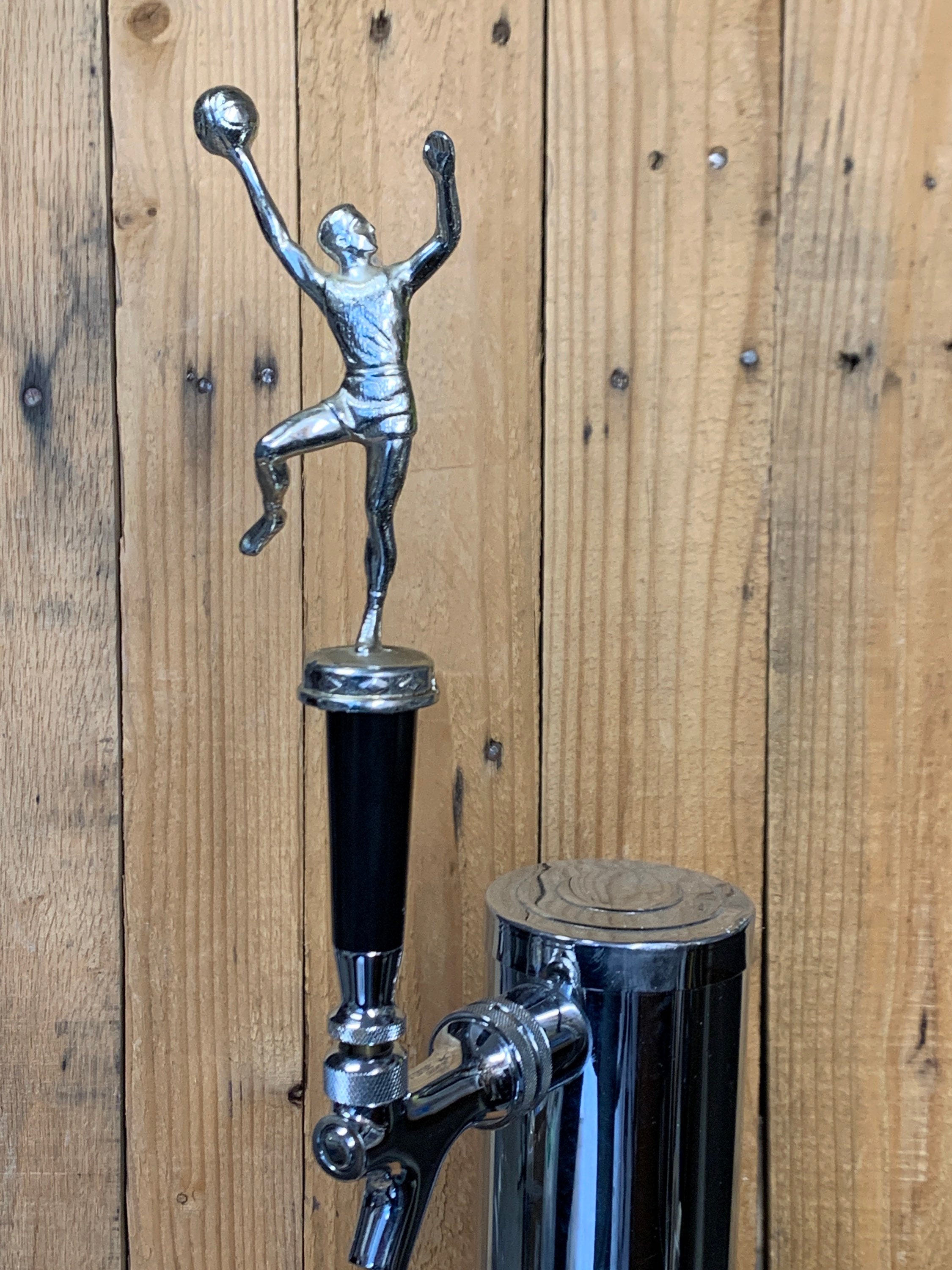 Basketball Beer Keg Tap Handle for Kegerator vintage silver Etsy