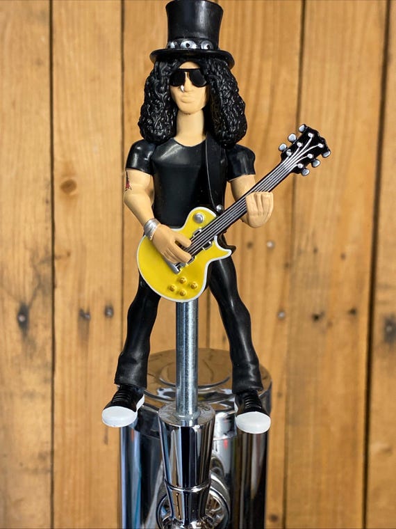 Slash Beer Keg Mini Tap Handle Guns N Roses Guitar Hero - Etsy