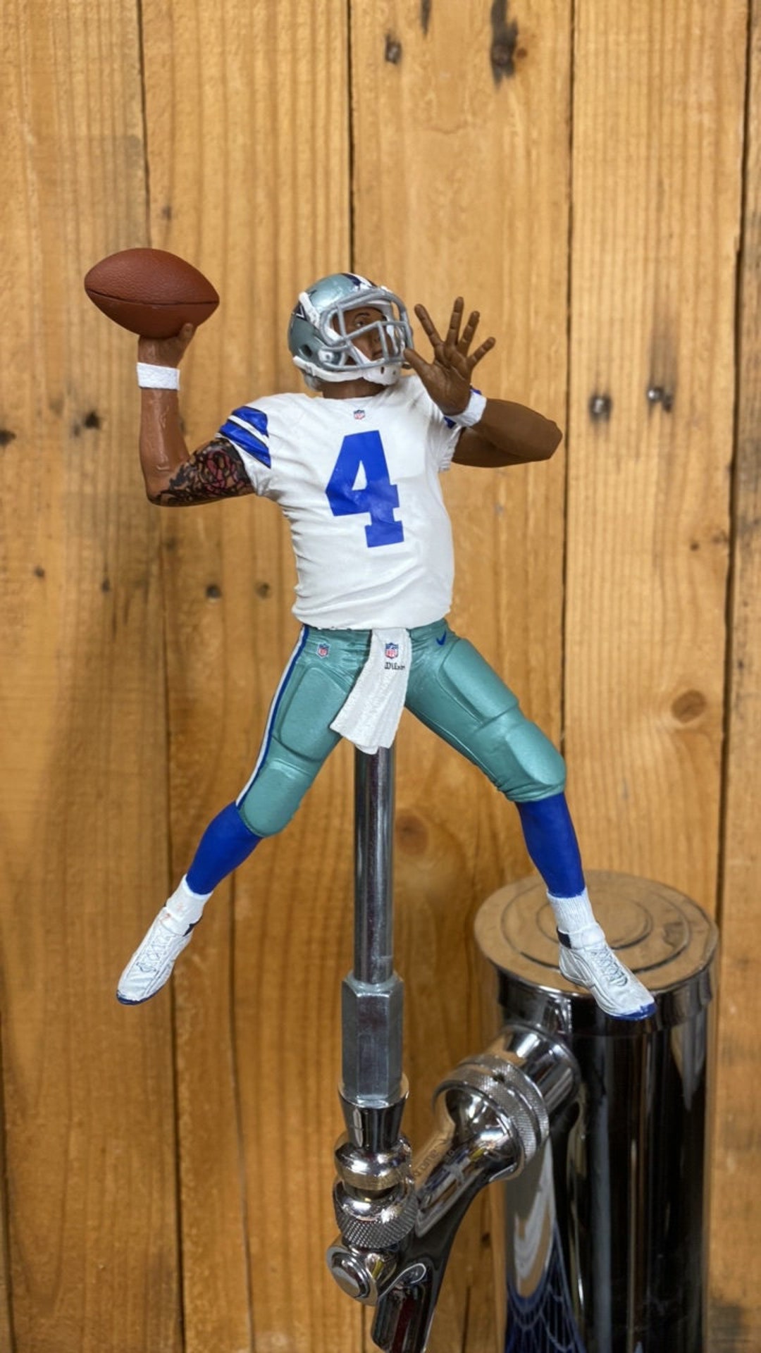 Dallas Cowboys Tap Handle for Beer Keg Kegerator NFL Football Dak