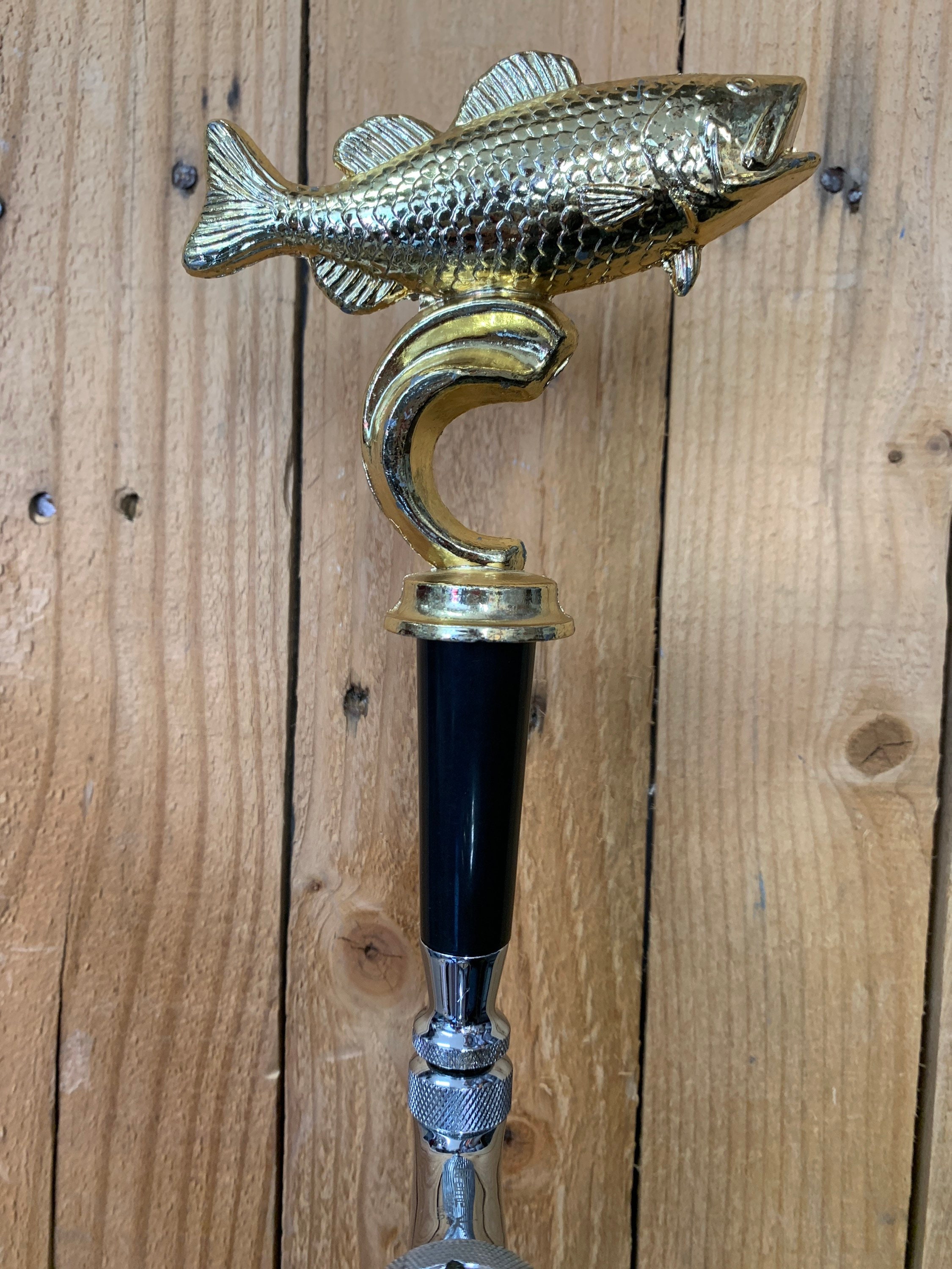 Bass Fishing Beer Tap Handle Draft Kegerator Home Bar Custom Faucet Knob Lever 