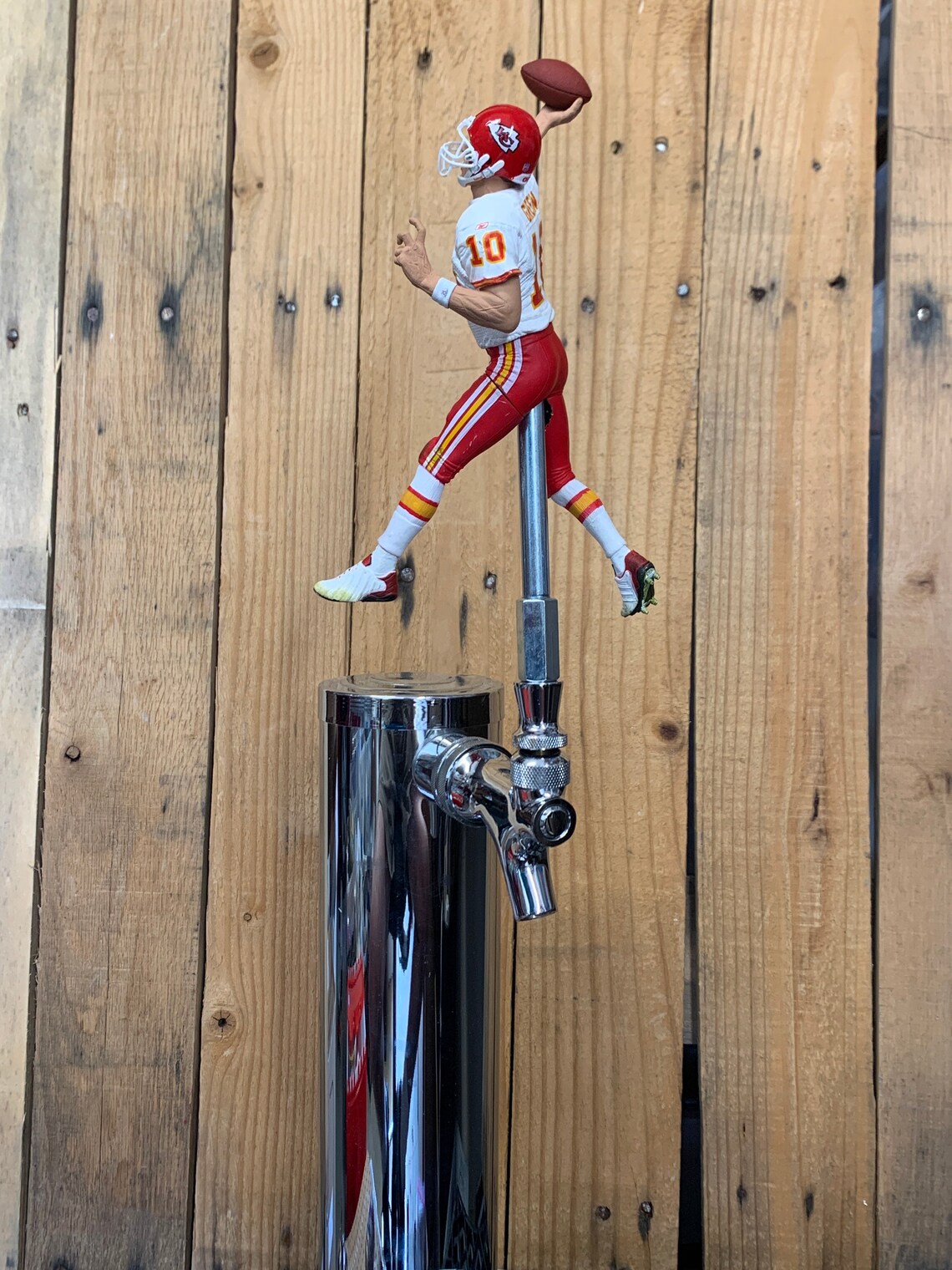Kansas City Chiefs Beer Keg Tap Handle NFL Football QB Etsy