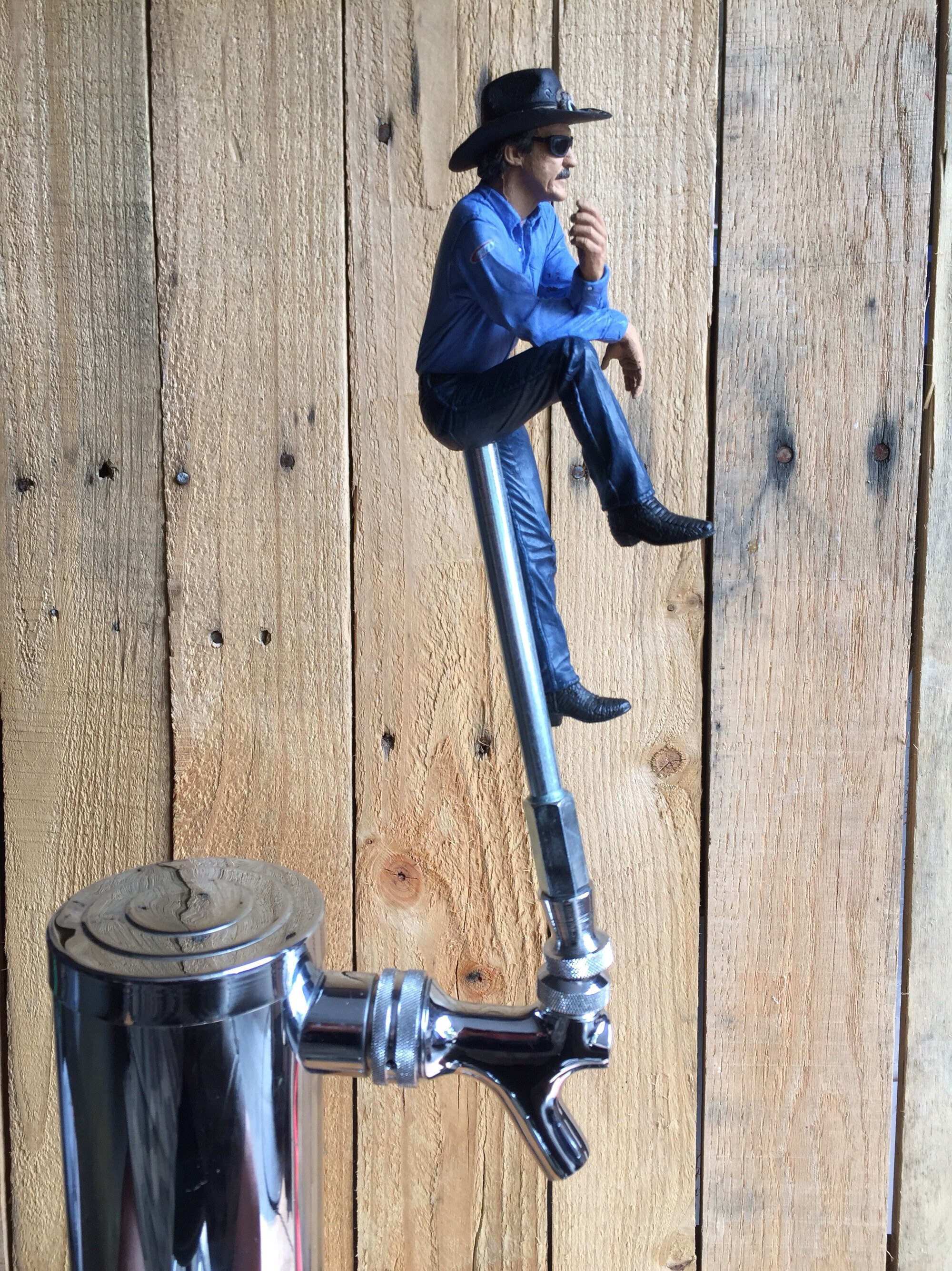 Richard Petty NASCAR Beer Keg Tap Handle Car Racing Kegerator Etsy
