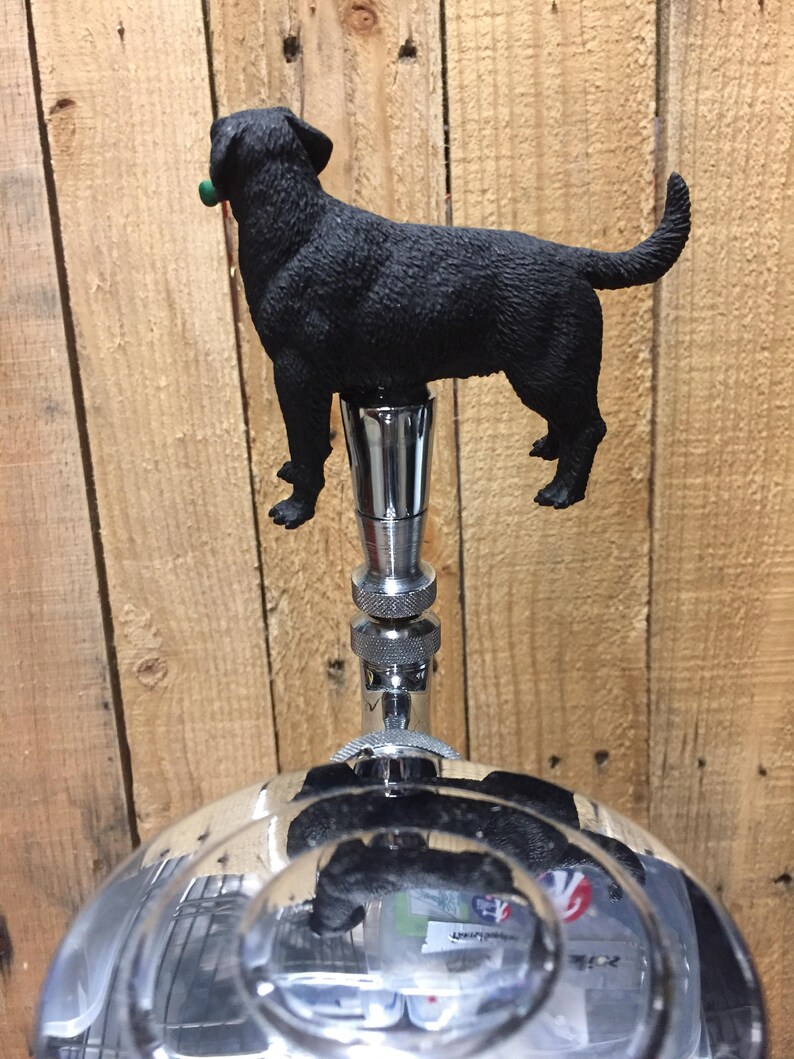 Black Lab Dog Beer Keg Tap Handle Mini Pull Knob Etsy