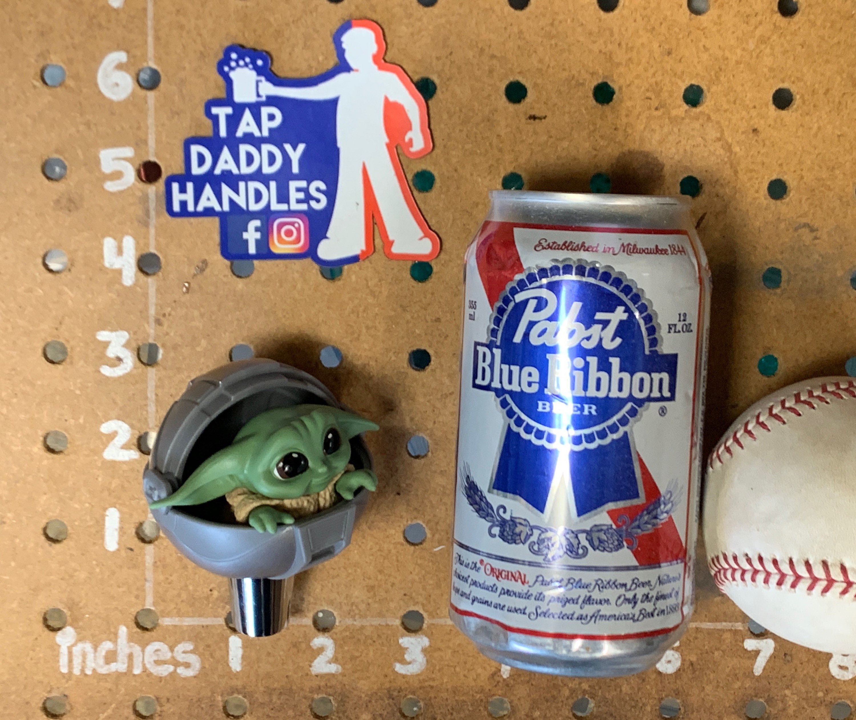 BABY Yoda Tap Handle for Beer Keg mini pull knob The Child Mandalorian Sphere 