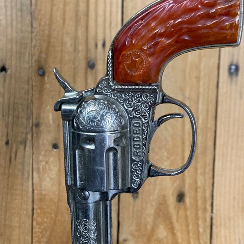 Cowboy Pistol Tap Handle for Beer Keg vintage toy metal cap gun pistol
