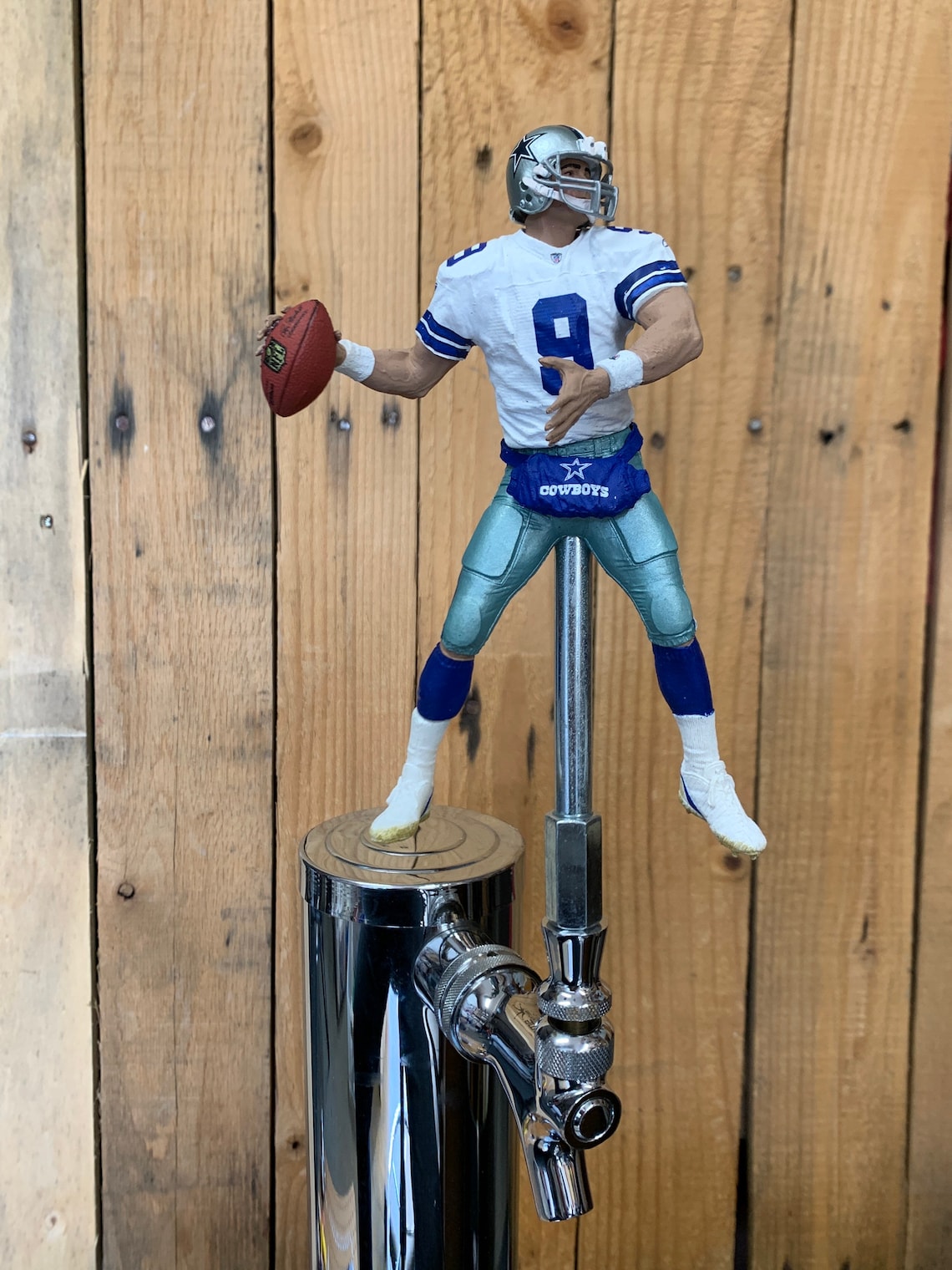 Dallas Cowboys Tap Handle NFL Football Quarterback Beer Keg Etsy