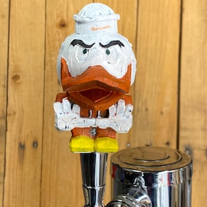 Miami Hurricanes Beer Keg Tap Handle mascot Sebastian Mini Knob Pull