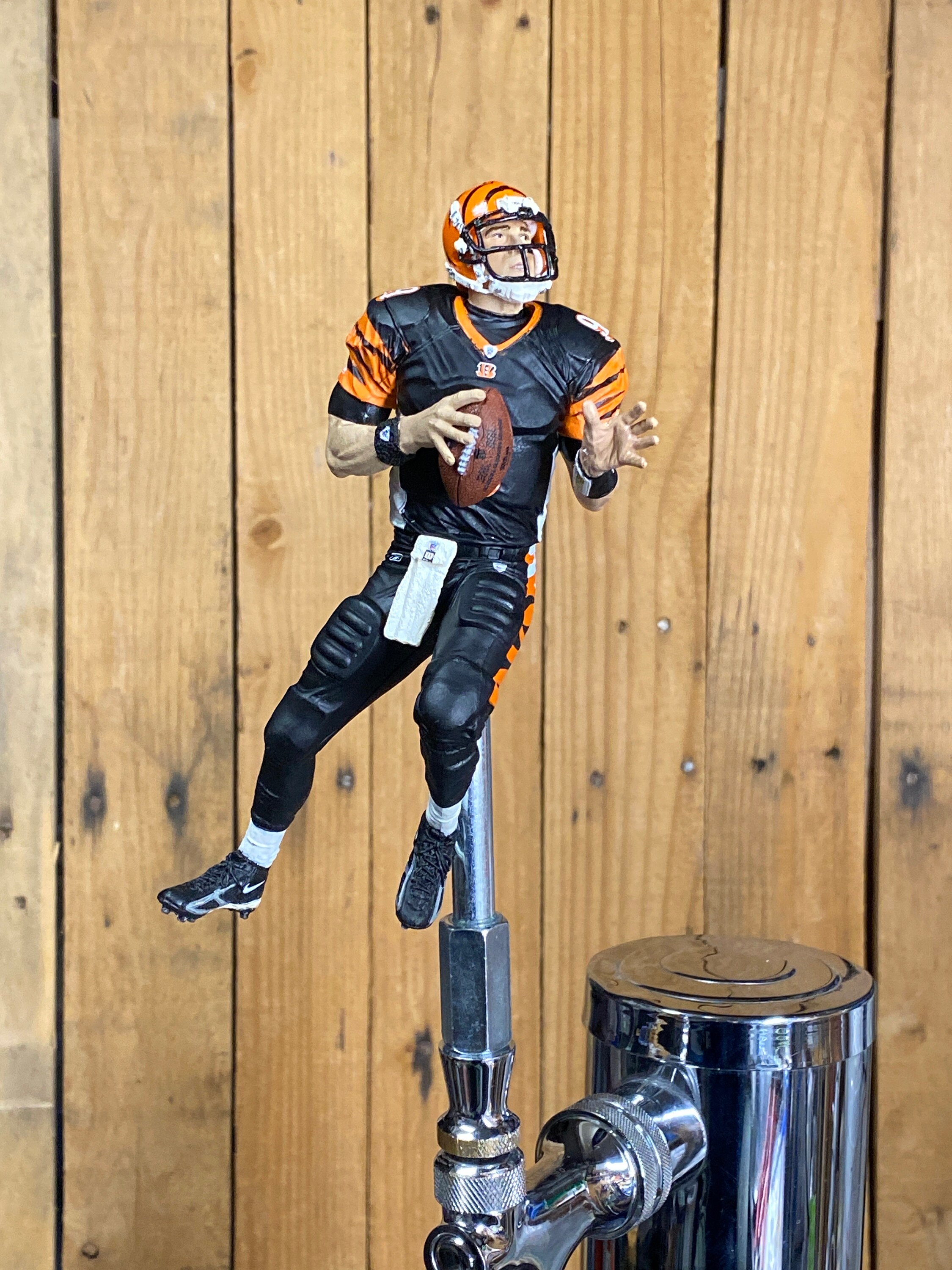 Cincinnati Bengals Beer Keg Tap Handle NFL Football Carson Palmer