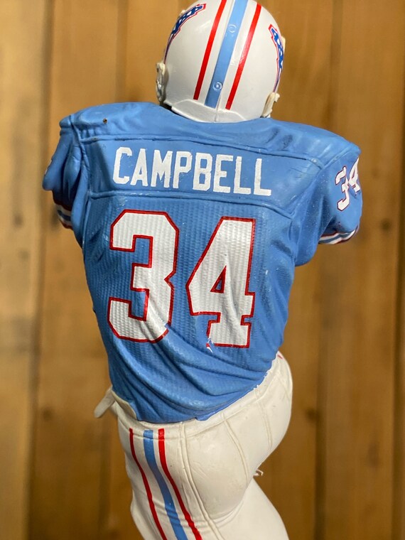 Houston Oilers Beer Tap Handle NFL Earl Campbell Retro Powder Blue