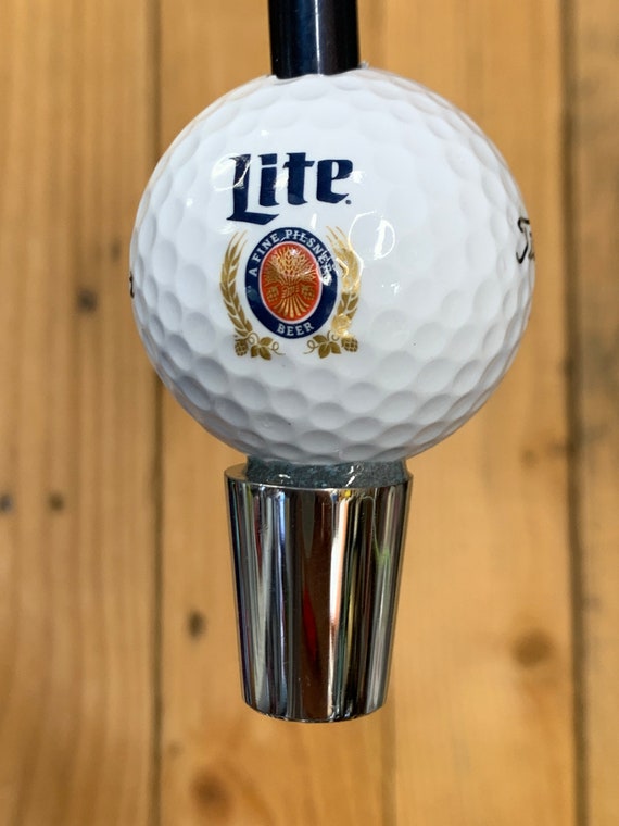 Miller Lite Tap Handle for Beer Keg Kegerator Titleist Golf Club and