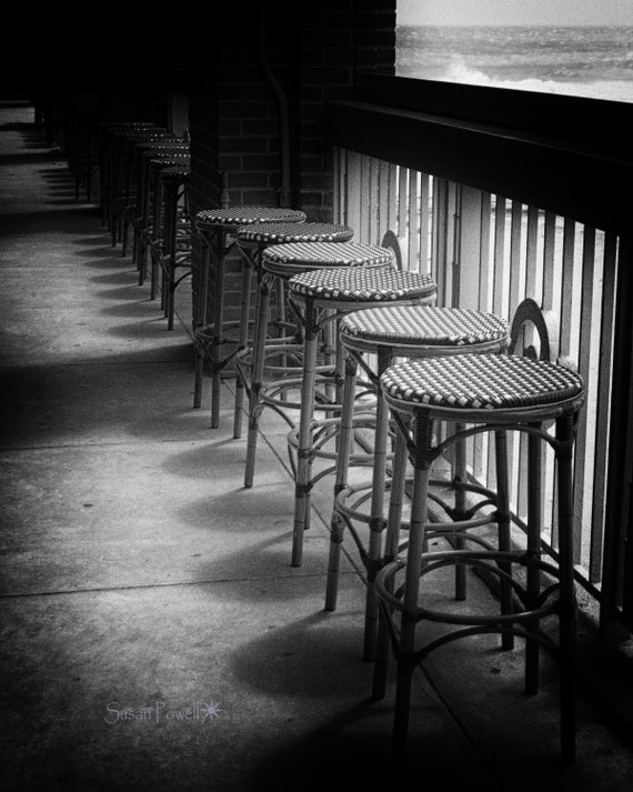 Beach Art Nj Wall Decor Jersey Shore Photos Asbury Park Photos Ocean View Black And White Photography Seascapes Coastal Art