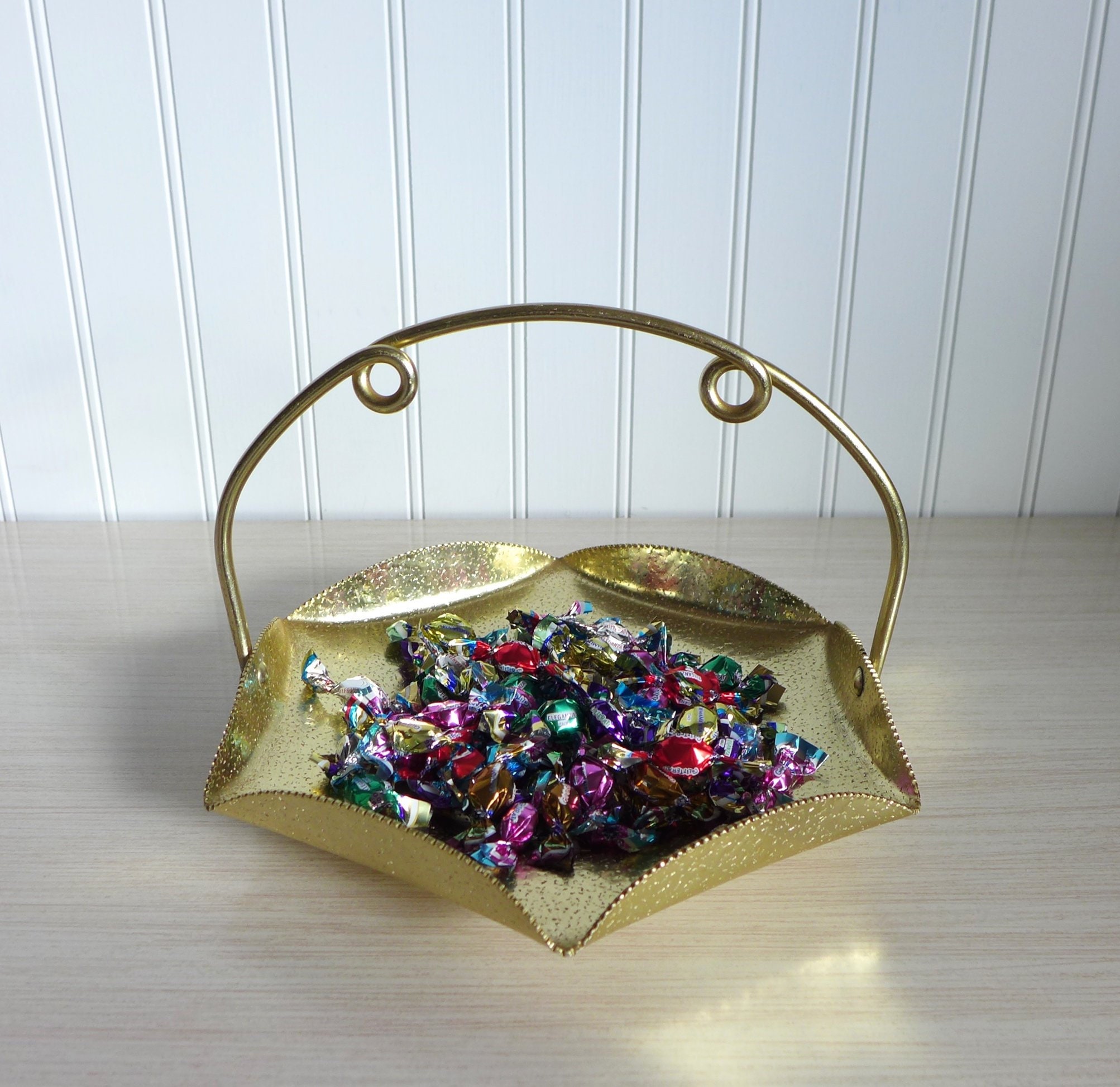 Unique Italian Candy Dish Decorative Handled Tray Vintage Etsy