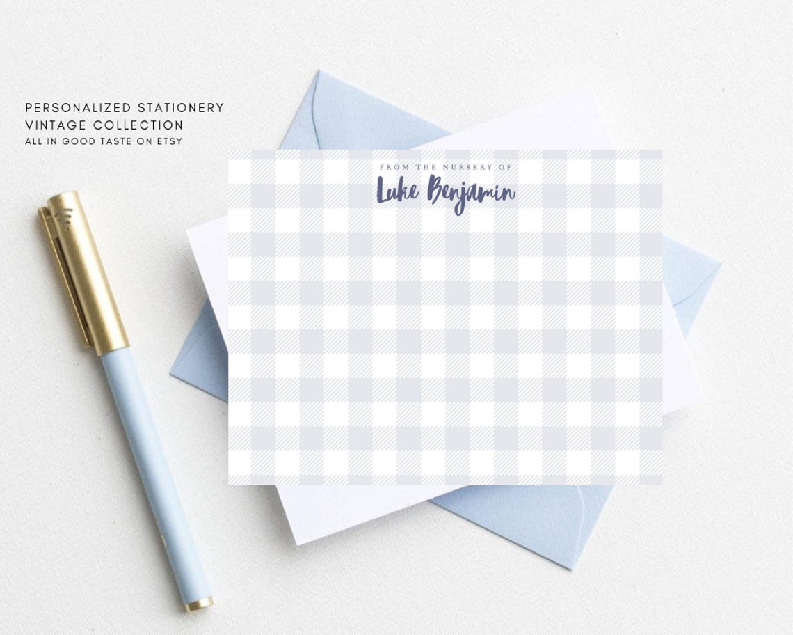 Baby Stationery Set Vintage Baby Boy Little Boy Stationery | Etsy