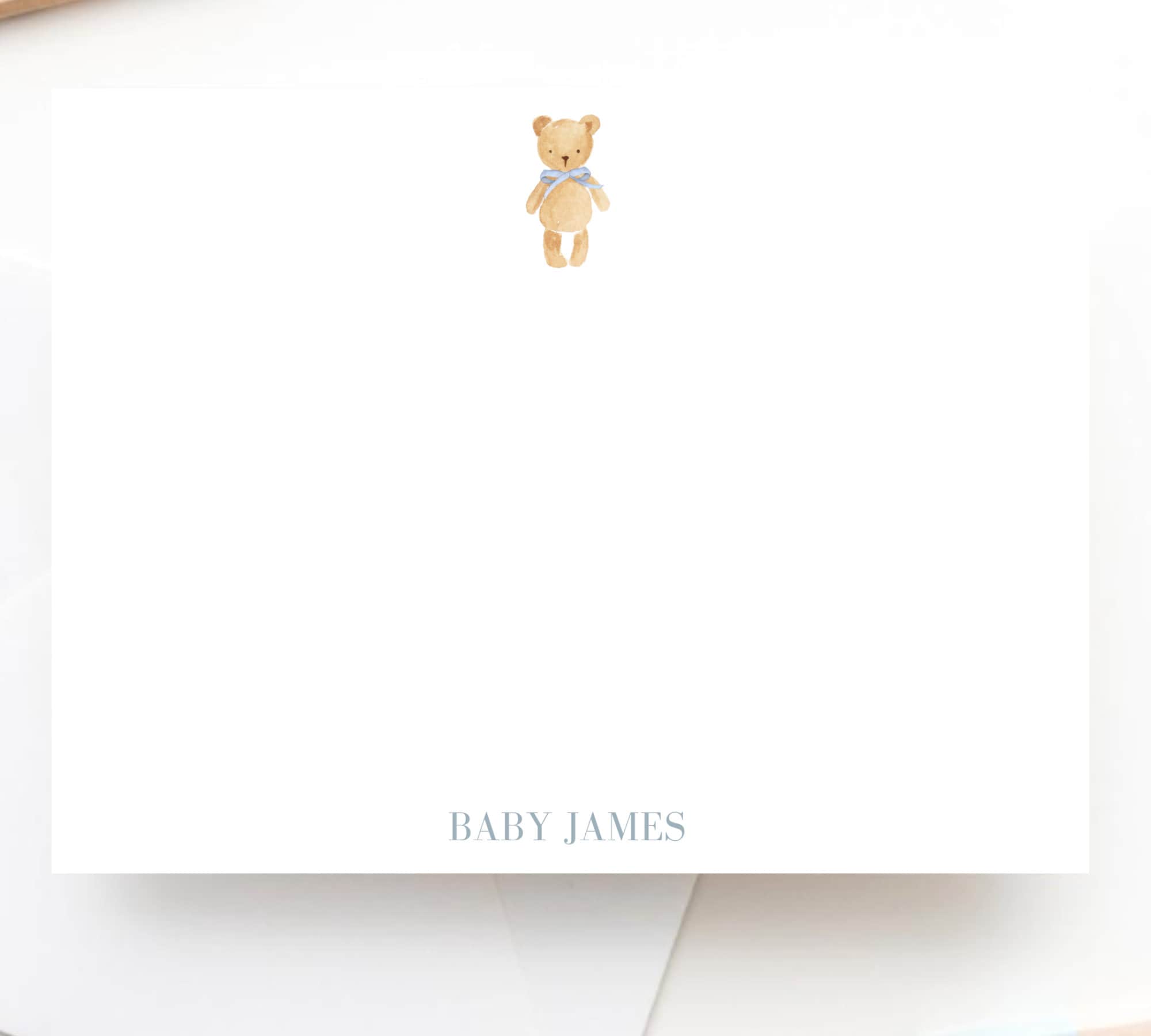 Bear Stationery, Baby Stationery Set, Vintage Baby Boy, Little Boy