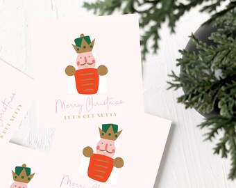 Nutcracker Christmas Gift Tag, Funny Nutcracker, Holiday Gift Tag, fun gift tag, one of a kind, unique Christmas gift, Nutcracker