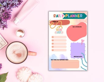 Daily Planner Notepad | To Do List
