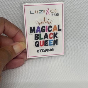 STICKER Magical Black Queen image 3