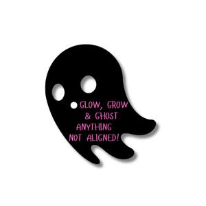 AUTOCOLLANT - Stickers phosphorescents, croissance et fantômes, autocollants encourageants, pour femme, autocollant pour agenda, autocollant pour ordinateur portable, autocollant bouteille d'eau
