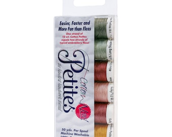 12 Wt. Cotton Thread - Rosewood Manor - Porch Welcome Petites Sampler - 50 yd. Spools
