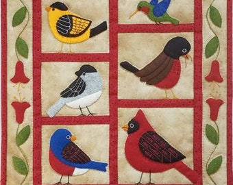 Backyard Birds Wall Quilt Kit