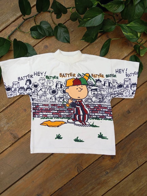 Vintage Charlie brown 80s tshirt Peanuts snoopy ba