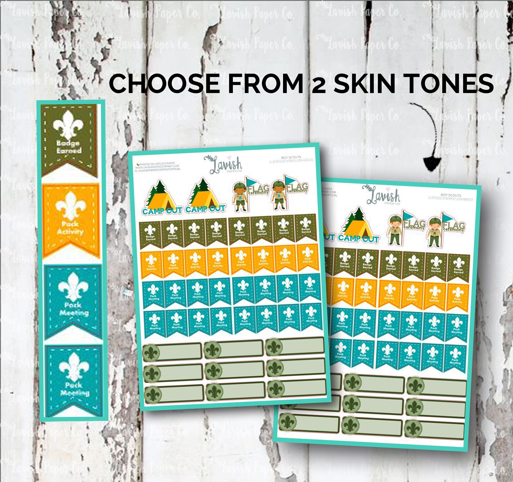 Boy Scouts Planner Stickers scout stickers cubboy young Etsy