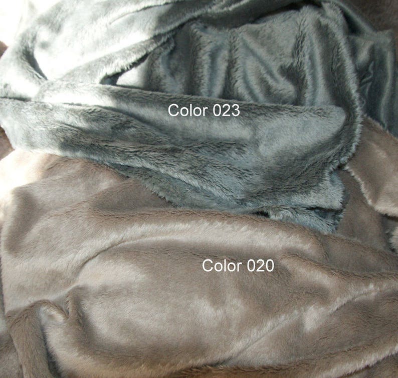 Minky fabric, ultra soft cuddly velboa microfiber smooth fabric, 22 colors to your choice. zdjęcie 6