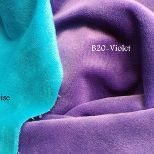 NEW COLORS Minky fabric, ultra soft cuddly velboa microfiber smooth fabric, 49 colors to your choice. zdjęcie 2