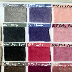 NEW COLORS Minky fabric, ultra soft cuddly velboa microfiber smooth fabric, 49 colors to your choice. zdjęcie 5