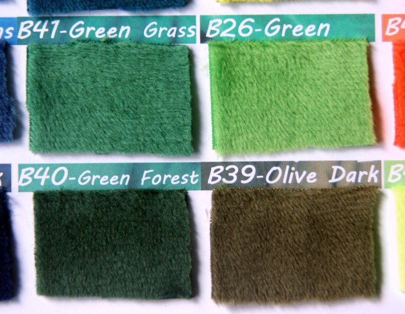 NEW COLORS Minky fabric, ultra soft cuddly velboa microfiber smooth fabric, 49 colors to your choice. zdjęcie 9