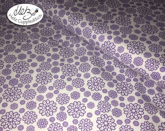 Helz Cuppleditch Loving Meadow Summer Bloom Violet Fabric