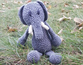 Elephant | Elephant Doll | Zoo Elephant | Crochet Elephant | Elephant Plushie | Circus Elephant | Jude The Elephant|Crochet Animal