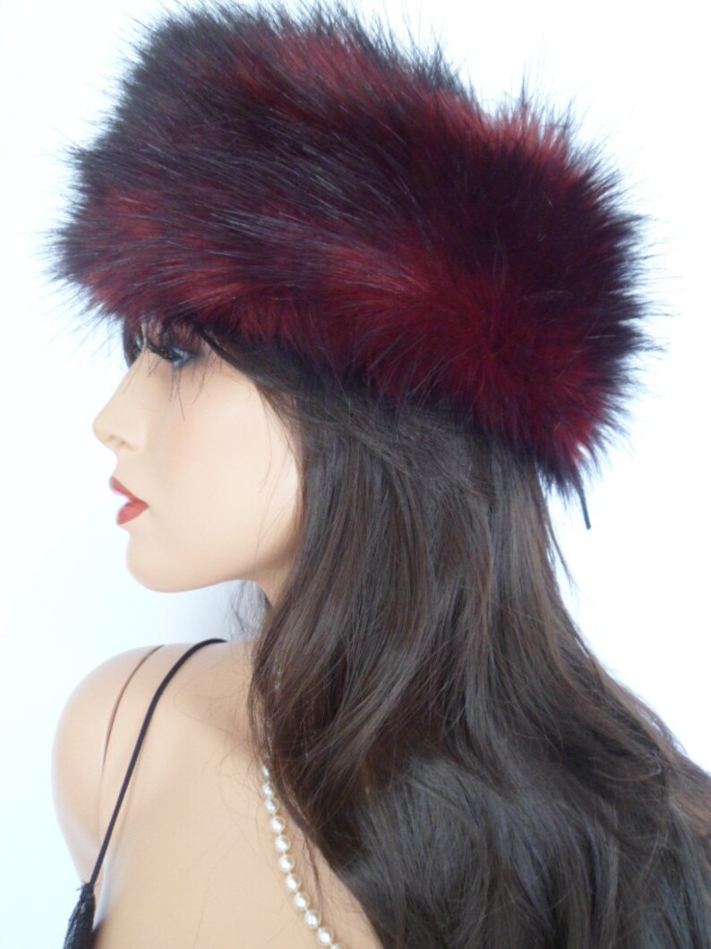 wine fur collar